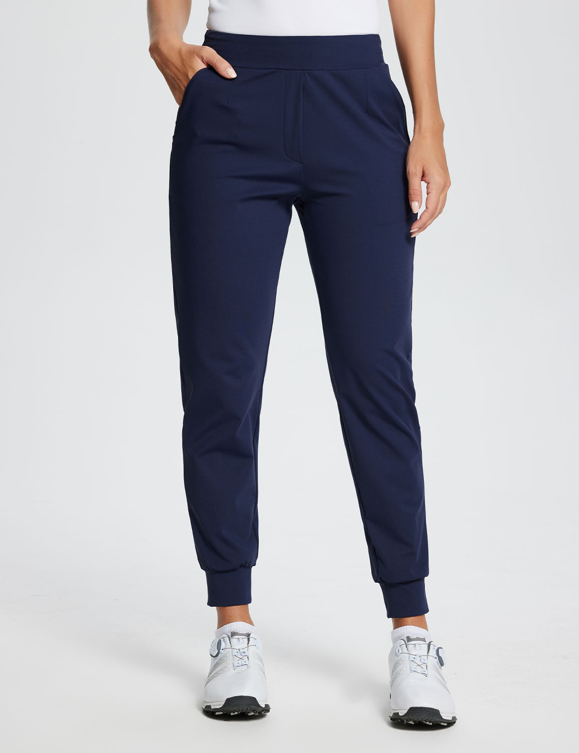 Baleaf Women's Flyleaf Quick-Dry Lightweight Joggers dfa025 Navy Blue Main