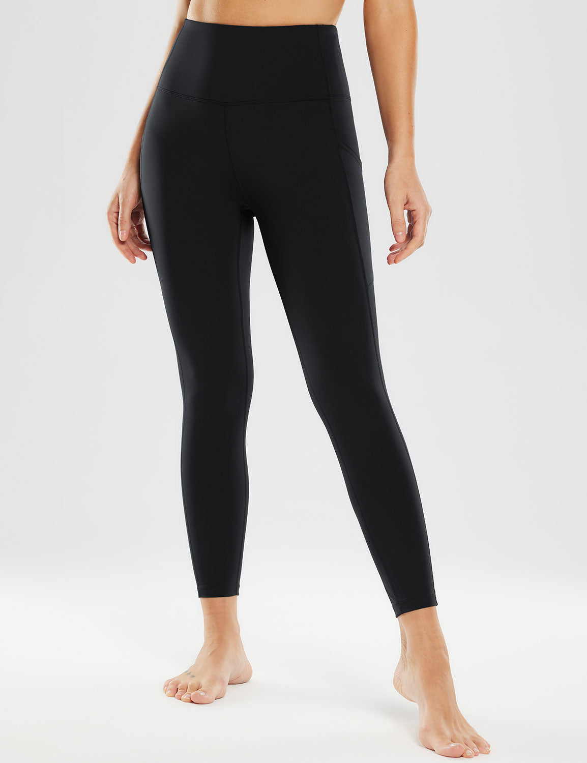 Baleaf Women's Sweatleaf Light Compression 25" Leggings ebh008 Anthracite Main